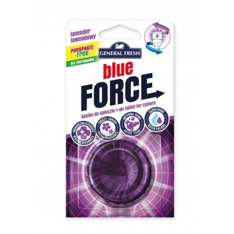 General Fresh Blue Force Kostka do Spłuczki Lawenda 40 g