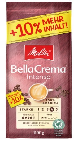 Melitta Bella Crema Intenso Kawa Ziarnista 1,1 kg