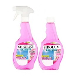 Sidolux Crystal Flower Płyn 500 ml +Zapas 500 ml