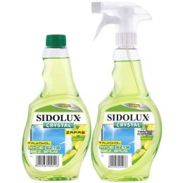 Sidolux Crystal Lemon Płyn 500 ml +Zapas 500 ml