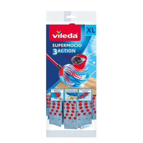 Vileda SuperMocio 3Action Velour Wkład do Mopa