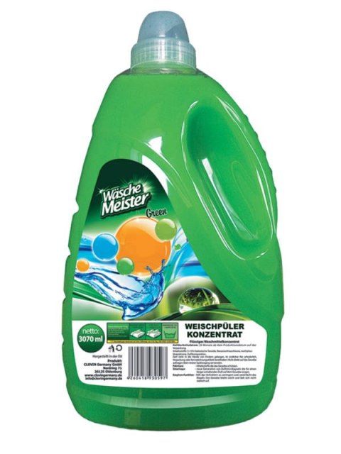 WäscheMeister Green Płyn do Płukania 3070 ml DE