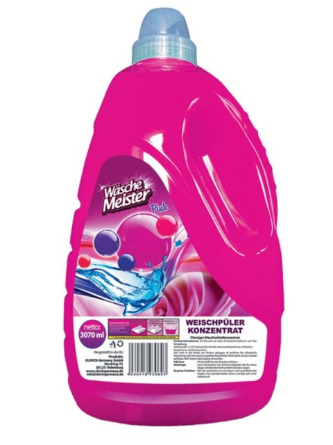 WäscheMeister Pink Płyn do Płukania 3070 ml DE