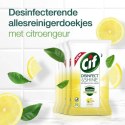 Cif Disinfect & Shine Lemon Chusteczki Czyszczące do Dezynfekcji 75 szt.