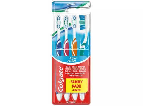 Colgate Triple Action Szczoteczka do Zębów 4 szt.