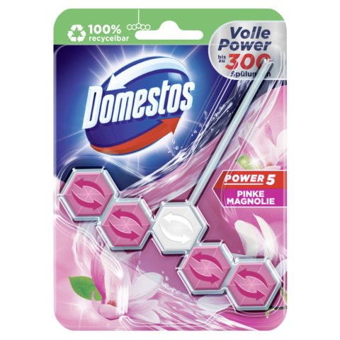 Domestos Power 5 WC- Stein Pinke Magnolie Zawieszka WC 55 g