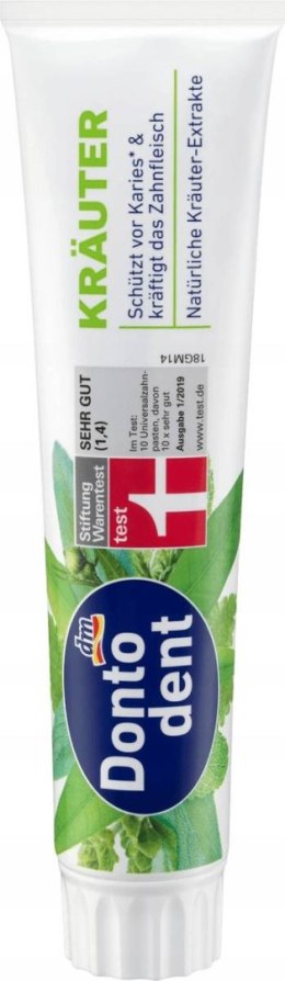 Dontodent Kräuter Ziołowa Pasta do Zębów 125 ml