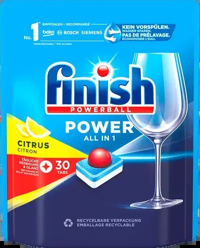 Finsh Powerball Citrus Tabletki do Zmywarki 30 szt.