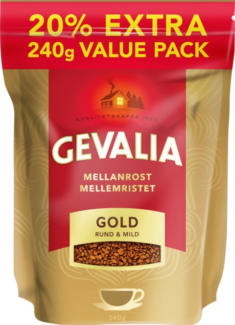 Gevalia Gold Run & Mild Kawa Rozpuszczalna 240 g