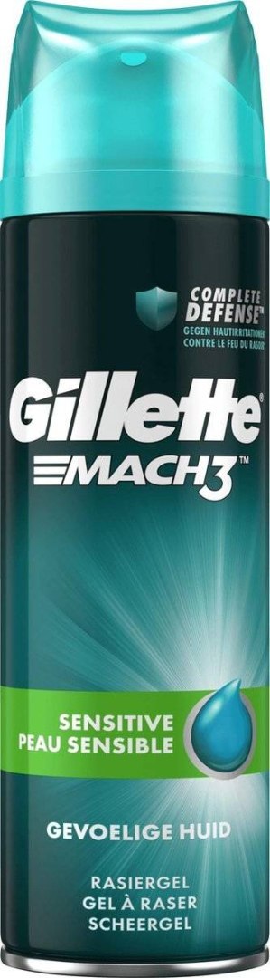 Gillette Mach 3 Sensitive Żel do Golenia 200 ml