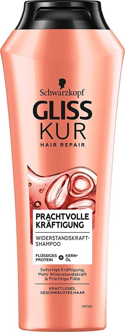 Gliss Kur Prachtvolle Kräftigung Szampon do Włosów 250 ml DE