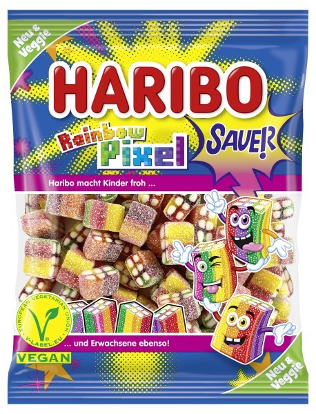 Haribo Rainbow Pixel Żelki 160 g