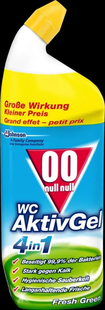 Nul nul WC Aktiv Gel 4in1 Fresh Green 750 ml