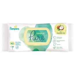 Pampers Coconut Pure Nawilżane Chusteczki 42 szt.