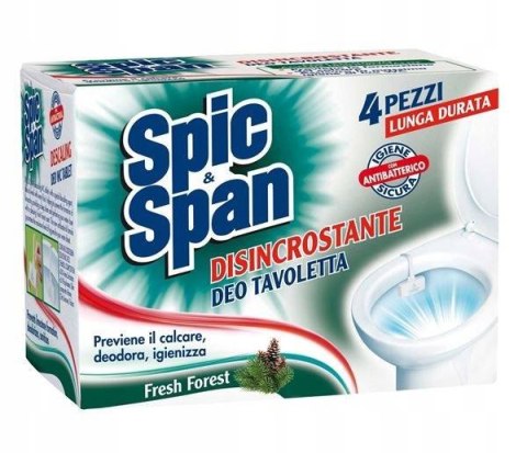 Spic & Span Deo Fresh Forest Kostka WC 4 szt.