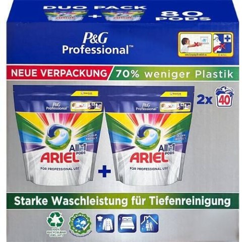 Ariel Color All in 1 Kapsułki do Prania 2x40 szt.