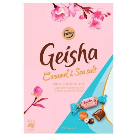 Fazer Geisha Karmel i Sól Morska 150 g