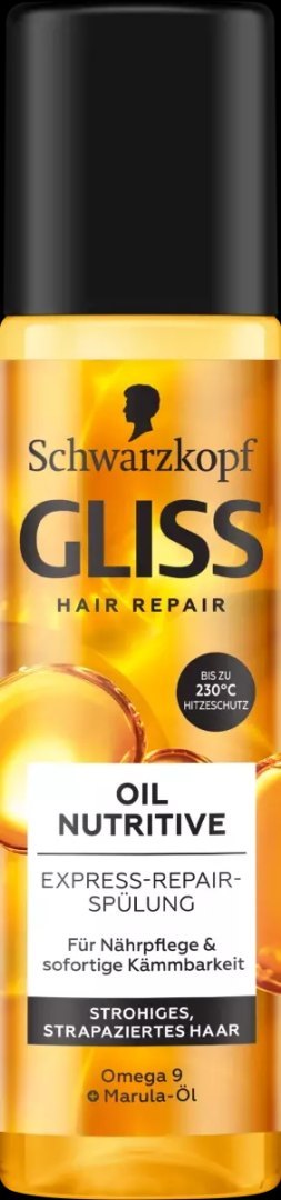 Gliss Kur Oil Nutritive Odżywka do Włosów 200 ml